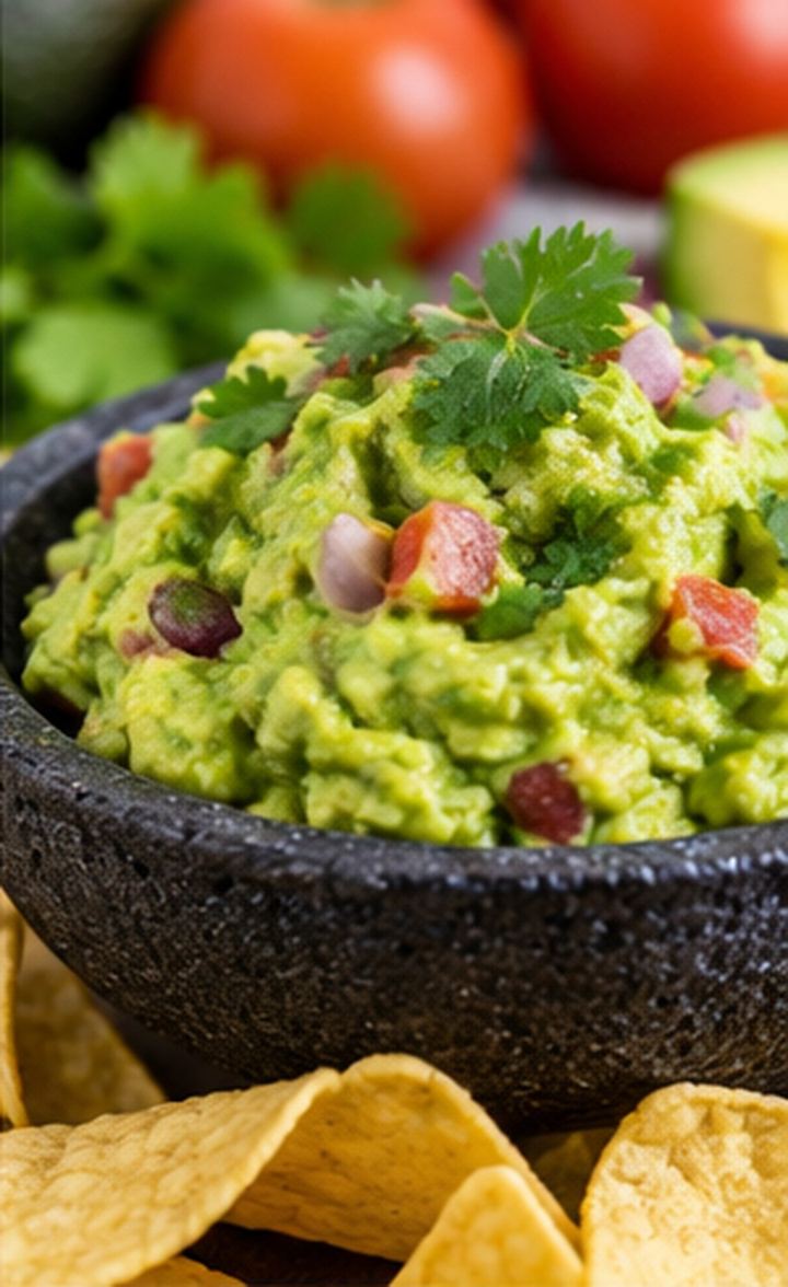 Guacamole en molcajete